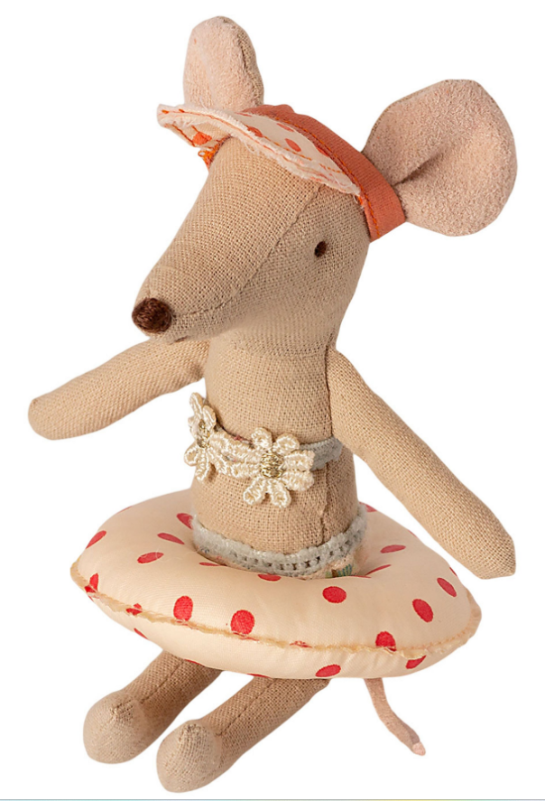 Maileg | Float, Small mouse - Red dot