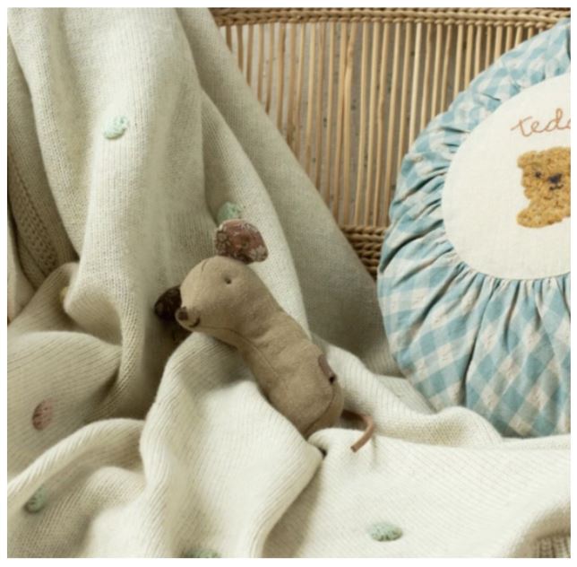 Maileg | Lullaby friends, Mouse rattle - Light umber