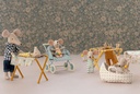 Maileg | Nursery table, Baby mouse - Ocher