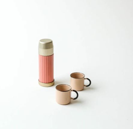 Maileg | Thermos and cups - Soft coral 