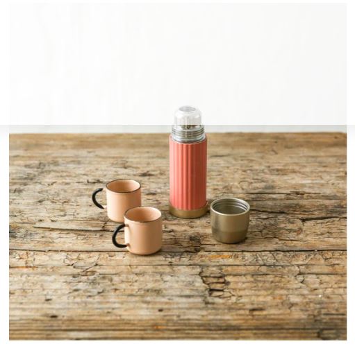 Maileg | Thermos and cups - Soft coral 