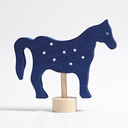 Grimms |  Decorative Figure Blue Horse