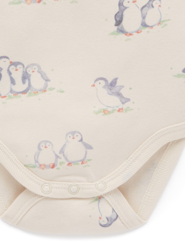 Purebaby | Longsleve Penguin Bodysuit 2 Pack