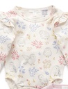 Purebaby | Snowy Owl Ruffle Bodysuit