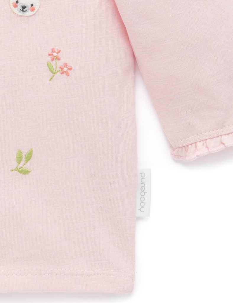 Purebaby | Apricot Bunny Long Sleeve Tee