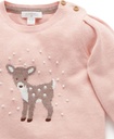 Purebaby | Blush Melange Snow Storm Jumper