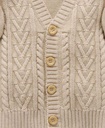 Purebaby | Classic Biscuit Cable Cardigan