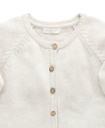 Purebaby | Cloud Melange Ruffle Cardigan