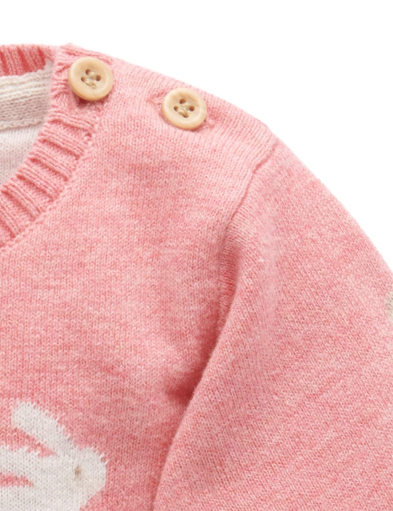 Purebaby | Bunny Friends Jumper - Rosie