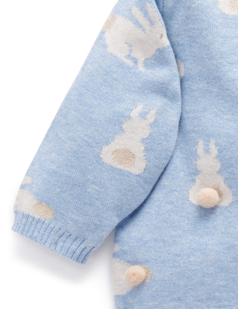 Purebaby | Bunny Friends Jumper - Frozen