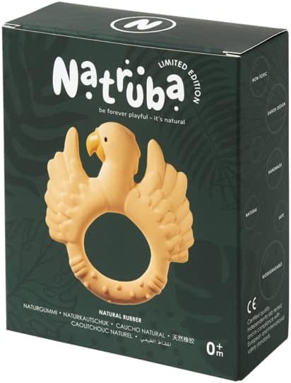 Natruba Teether Parrot - yellow -1.jpg