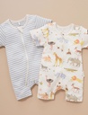 Purebaby Migrating Animals 2 Pack Short-Sleeve Growsuit -1.jpg