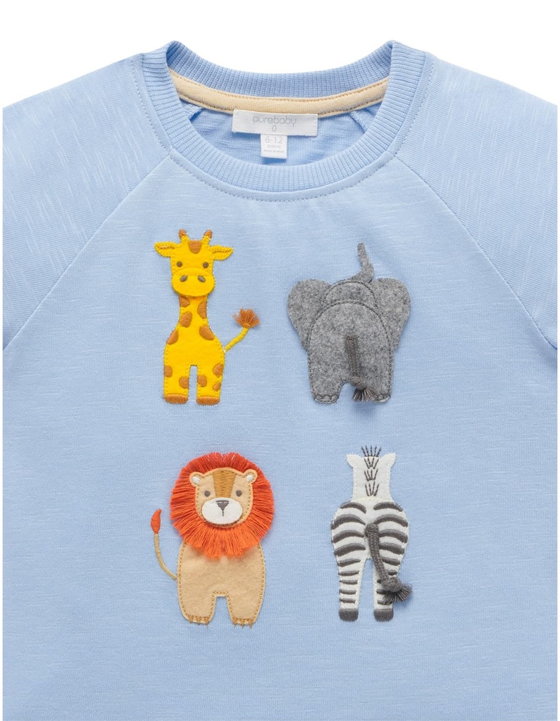 Purebaby Zambesi Animal Relaxed Tee -2.jpg