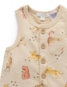 Purebaby | Jumping Jaguars Sleeveless Onesie
