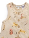 Purebaby | Jumping Jaguars Sleeveless Onesie