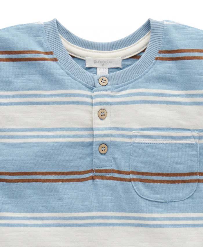 Purebaby | Surf Striped Henley