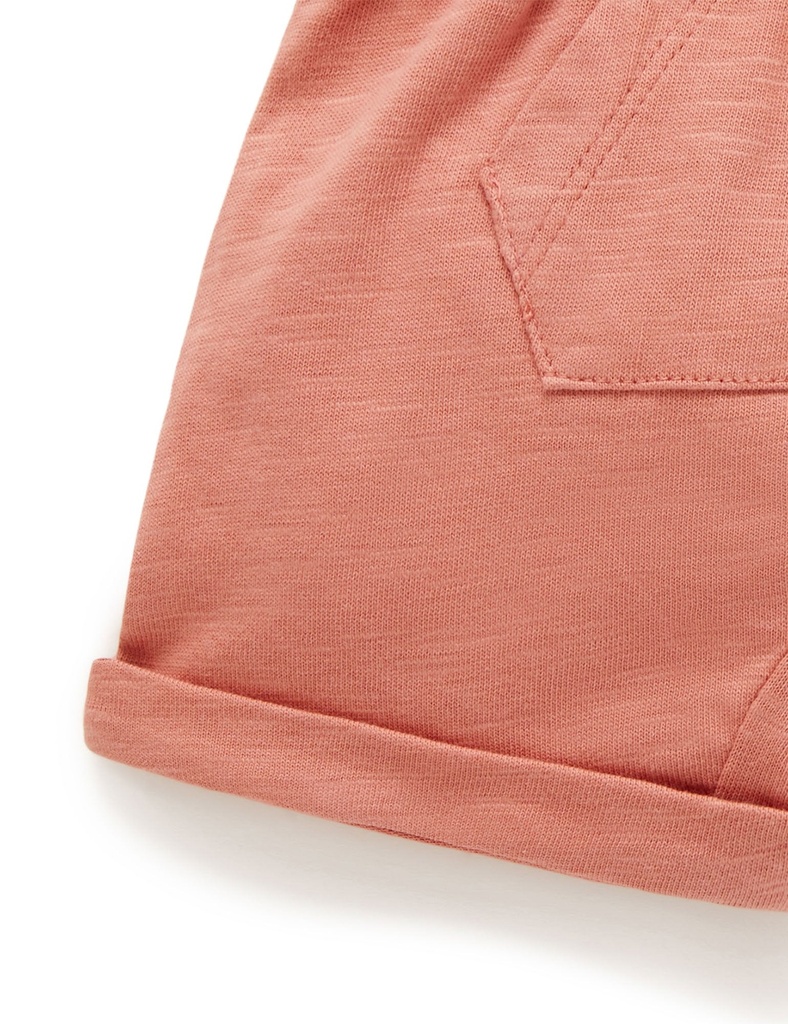 Purebaby | Terracotta Slouchy Short