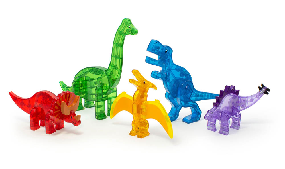 Magna-Tiles | Dinos 5-Piece Set 