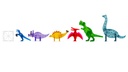 Magna-Tiles | Dino World XL 50-Piece Set