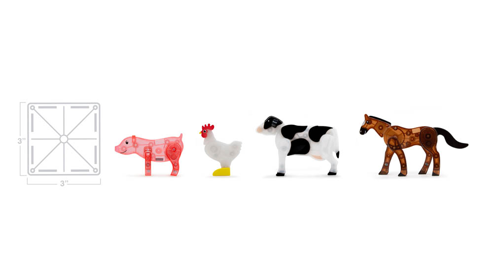 Magna-Tiles | Farm 25-Piece Set 