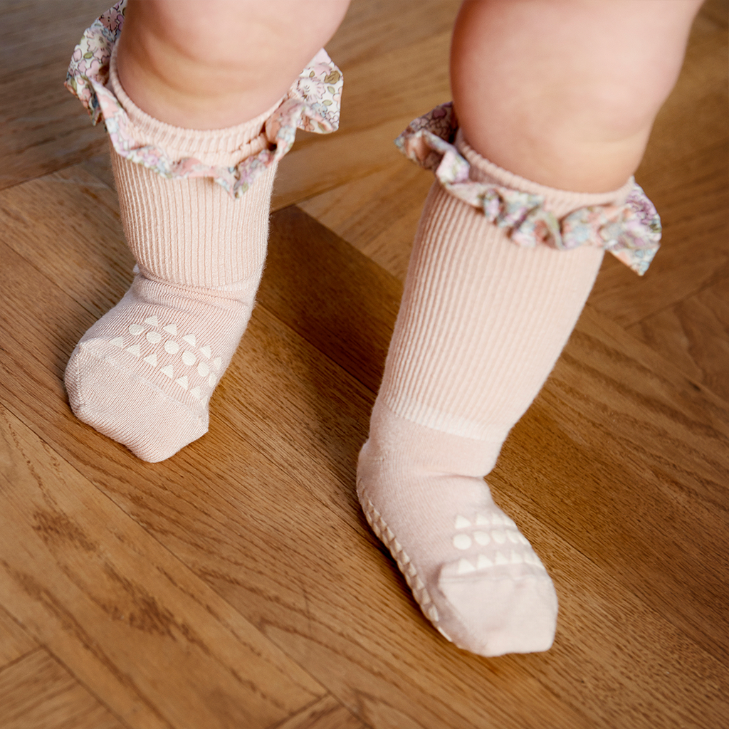 GoBabyGo | Non-slip Socks - Bamboo Liberty