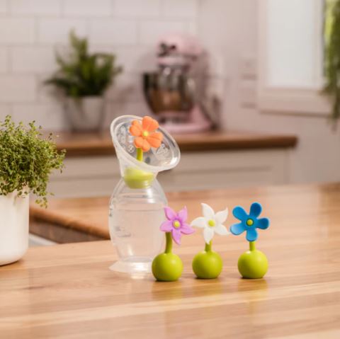  Haakaa | Silicone Breast Pump 150Ml + Flower Stopper