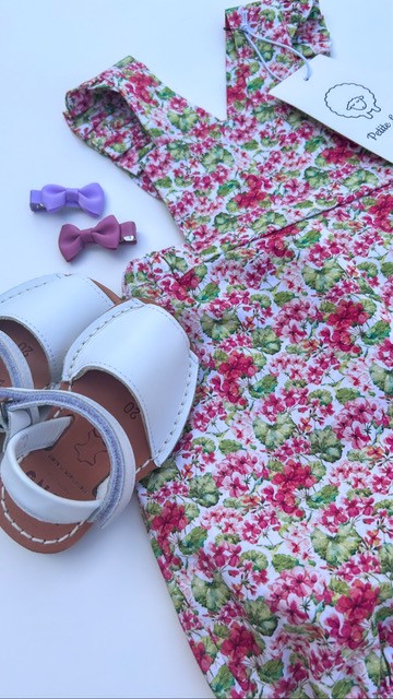 Petite Lamb | Floral Crossover Romper