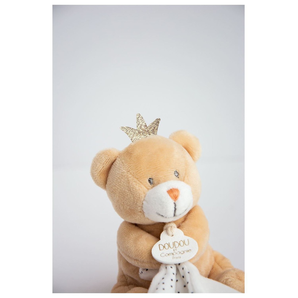 Doudou Et Compagnie | Prince Bear Comforting Toy- Beige