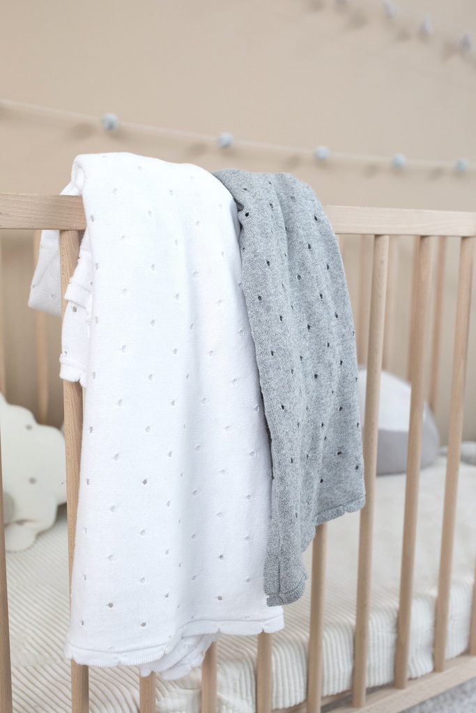 Lorena Canals | Baby Blanket - Biscuit White