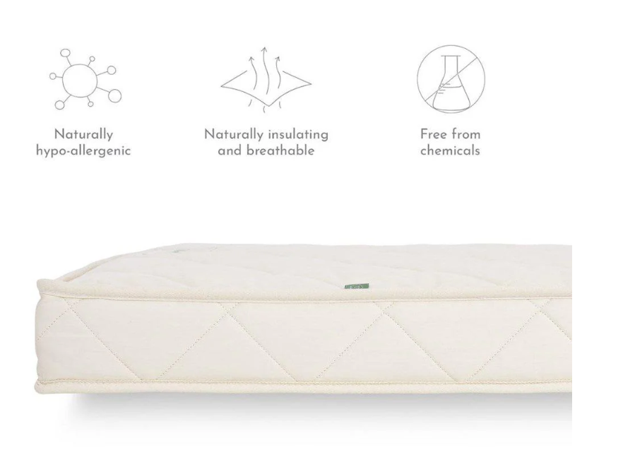 Little Green Sheep | Natural Twist Mattress for SnuzKot Extension