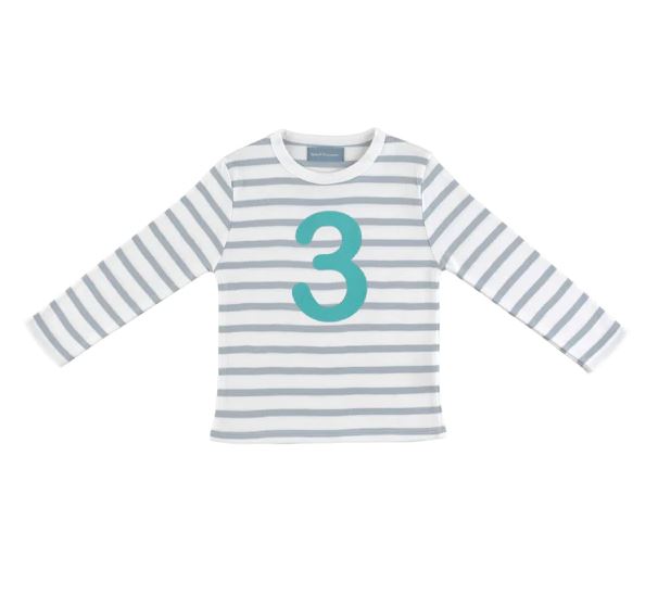 Bob & Blossom | Long Sleeve Striped Number 3