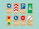 Way To Play | Road Blocks Set Traffic Signs