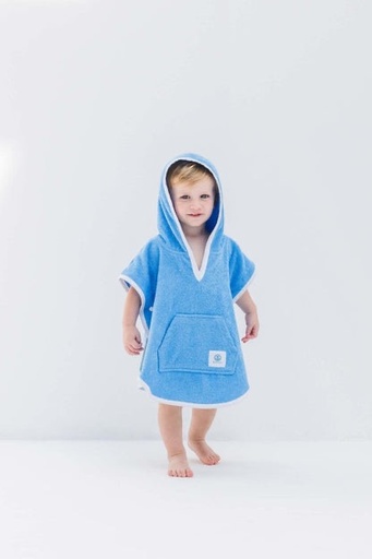 Badawii | Kids Poncho - Deep Blue Sea