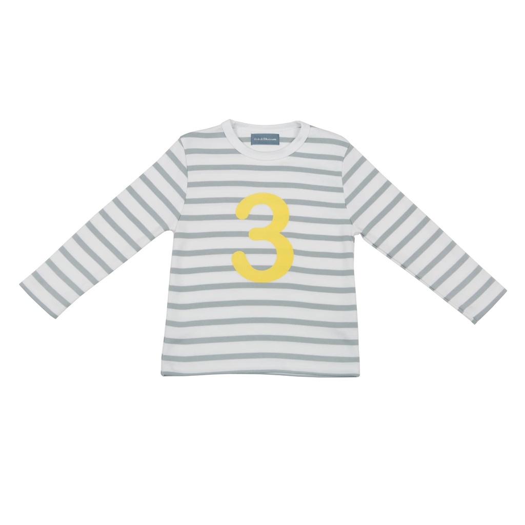 Bob & Blossom | Long Sleeve Striped Number 3