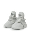 Kings & Rebels | Classic Gamuza Baby Booties - Grey