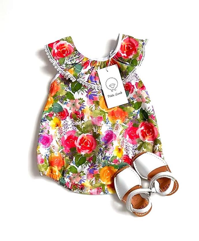 Petite Lamb | Floral Delight Romper