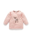 Purebaby | Blush Melange Snow Storm Jumper