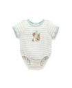 Purebaby | Rain Forest Stripe Bodysuit