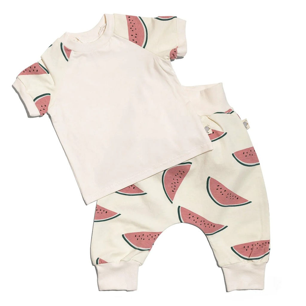 Vay's Kingdom | Pants & T-shirt - Cream Watermelon