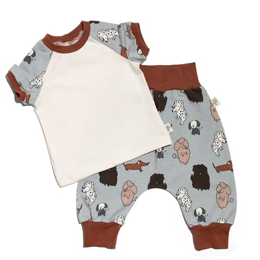 [53532999] Vay's Kingdom | Pants & T-shirt - Dogs (3y)