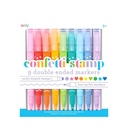 Ooly | Confetti Stamp Double Ended Markers