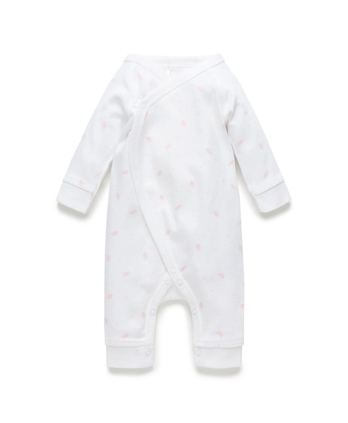 Purebaby | Premature Crossover Long Sleeve Growsuit