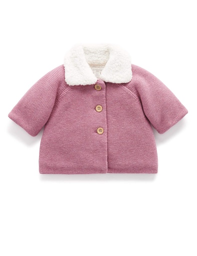 Purebaby | Shearling Lined Cardigan