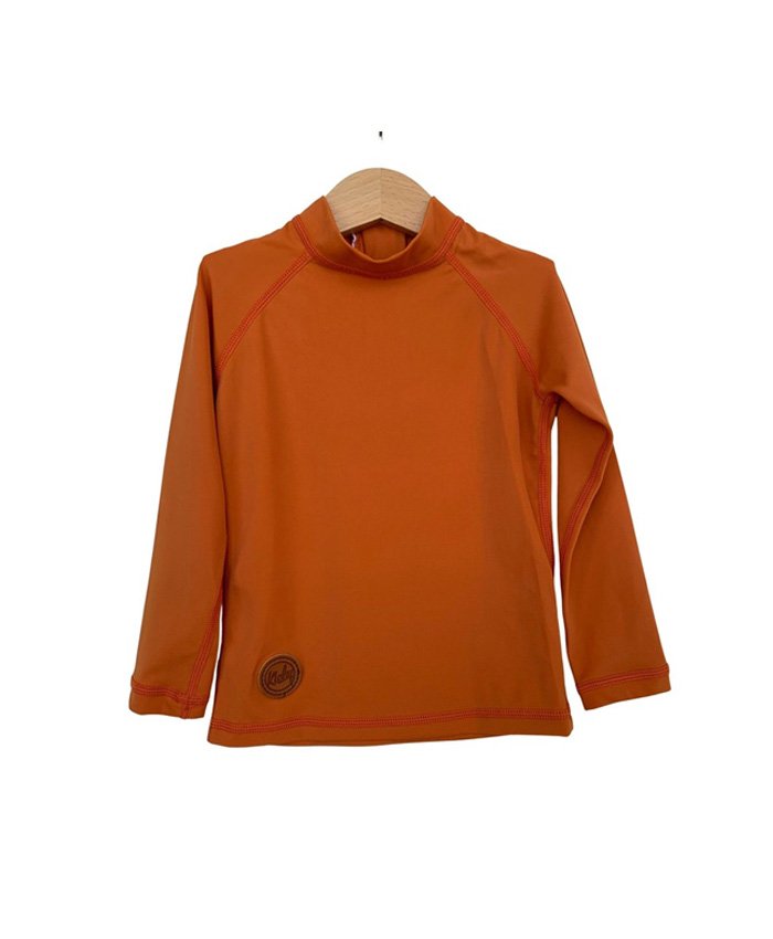 Kicky Swim | Rash Shirt - Rust Orange