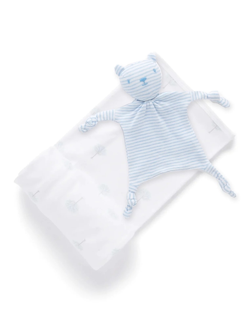 Purebaby | Bunny Rug & Snookie Pack