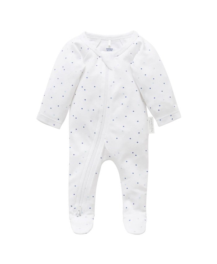 Purebaby | Premature Zip Growsuit