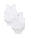 Purebaby | Rib Bodysuit 2 Pack