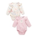 Purebaby | Snowy Owl Ruffle Bodysuit