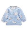 Purebaby | Bunny Friends Jumper - Frozen