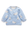 Purebaby | Bunny Friends Jumper - Frozen
